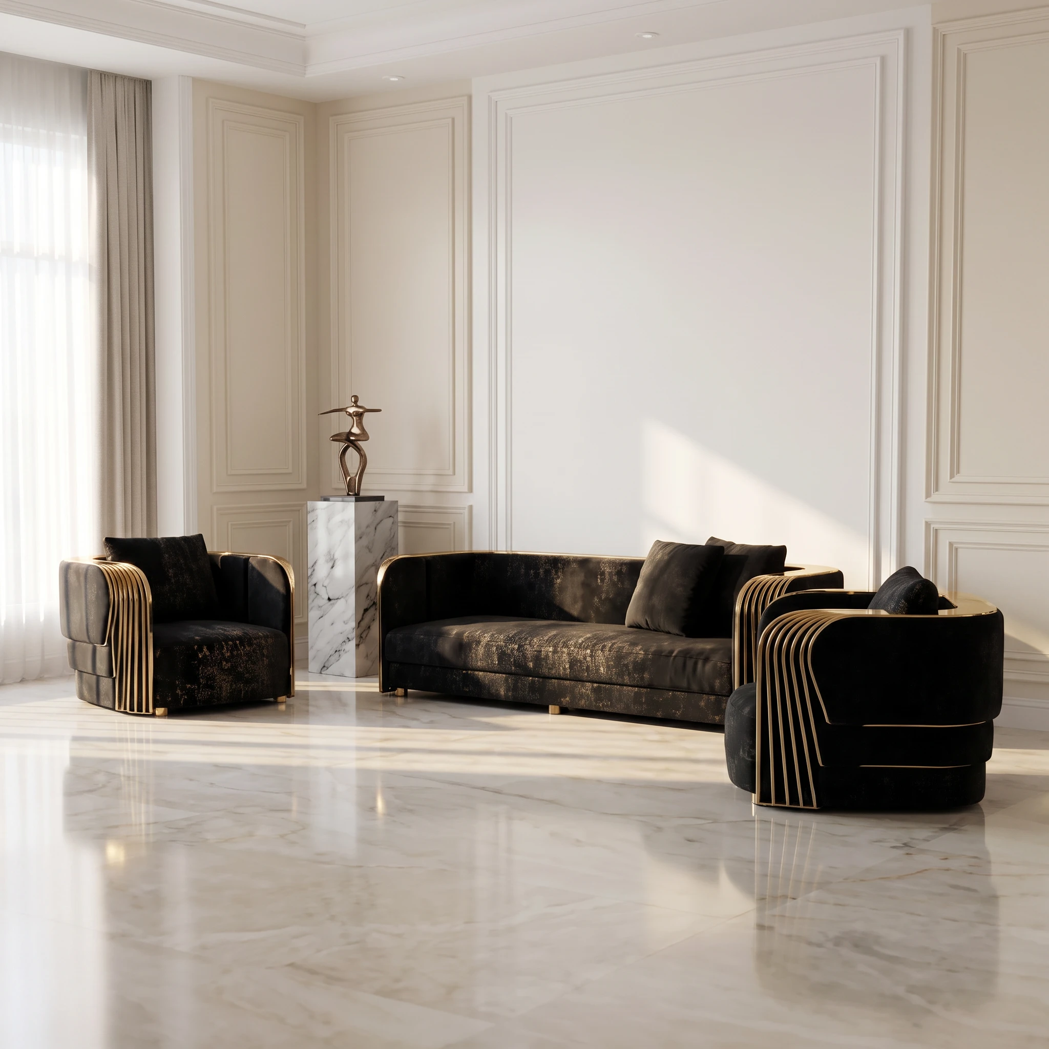 Bailey Sofa Set – 3+2+1 Seater