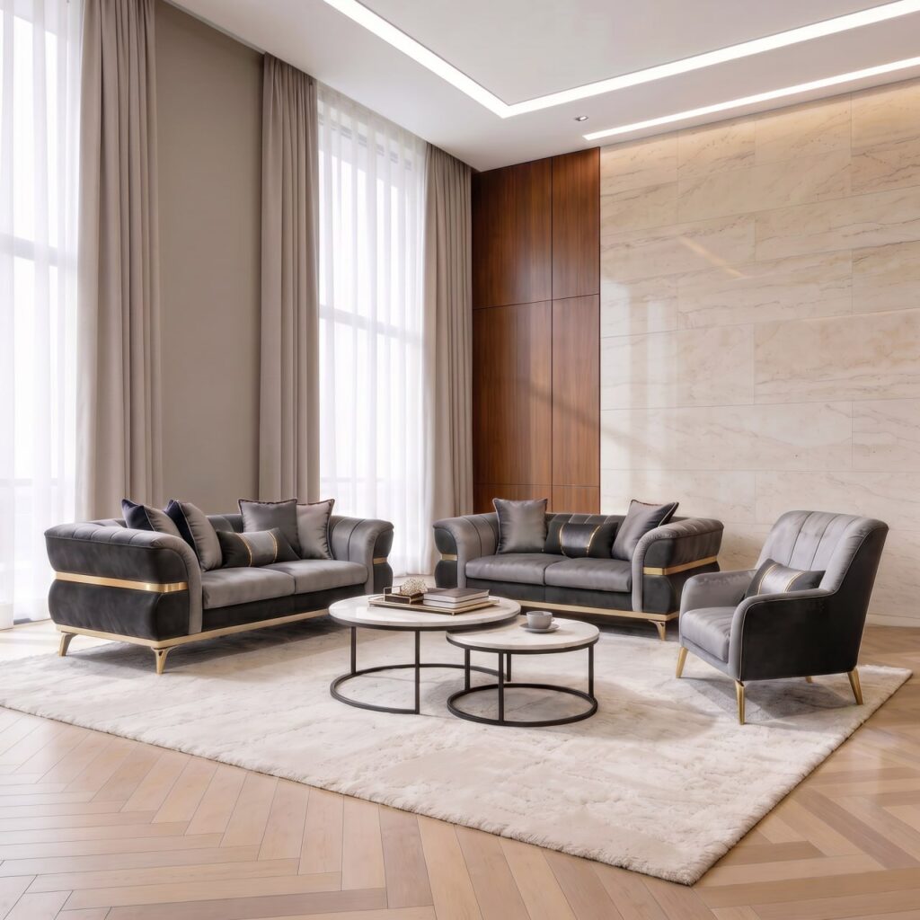 Aston Sofa Set – 3+2+1 Seater