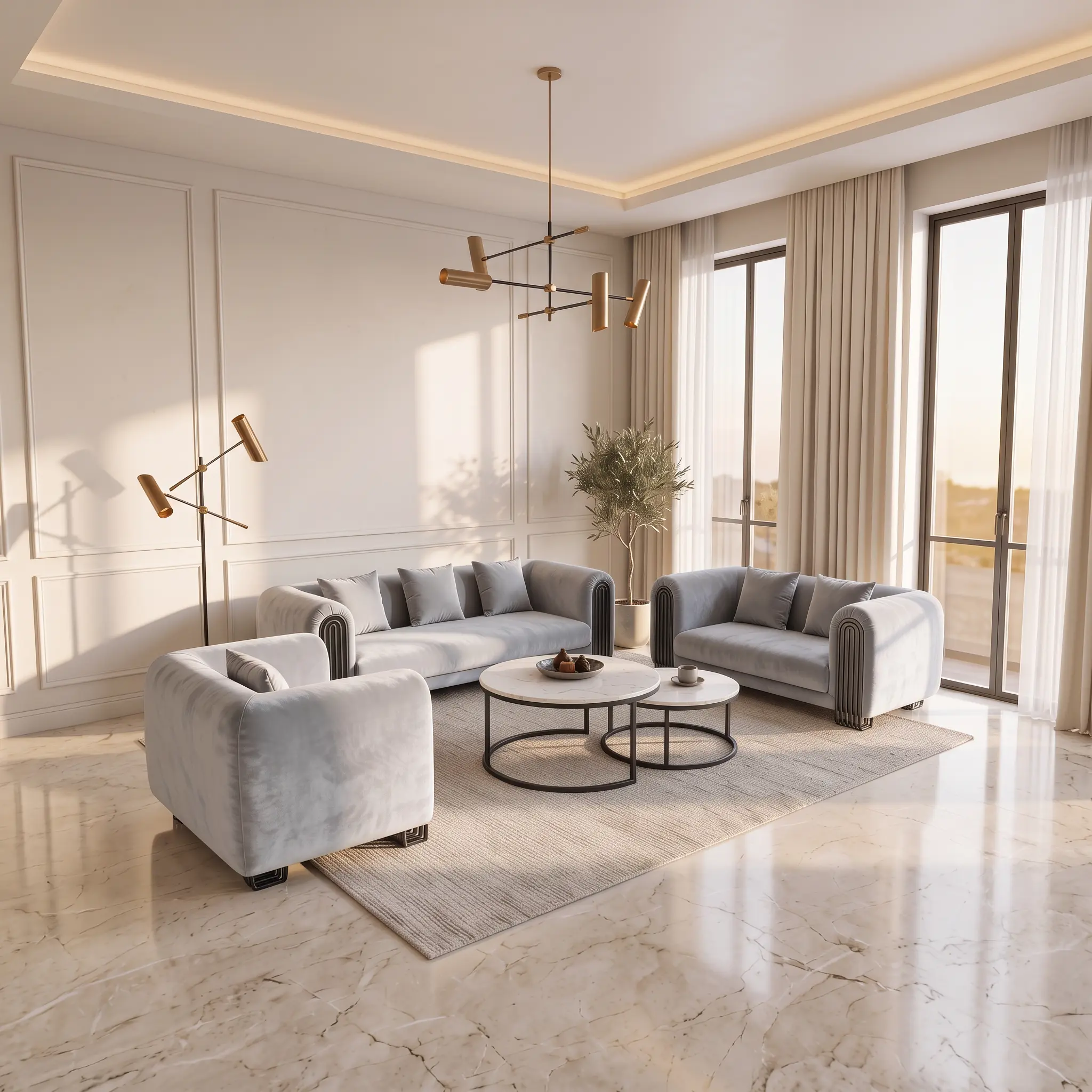 Savoy Premium Sofa – 3+2+1 Seater